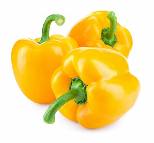 Paprika.,Yellow,Pepper.,Sweet,Bell,Peppers,Isolated.,With,Clipping,Path.