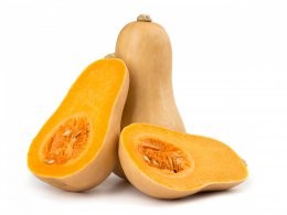 Butternut,Squash,Isolated,On,White,Background