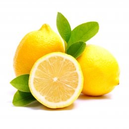 Fresh,Lemons,On,White,Ground